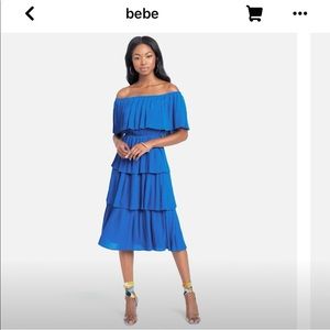 Brand new blue Bebe dress